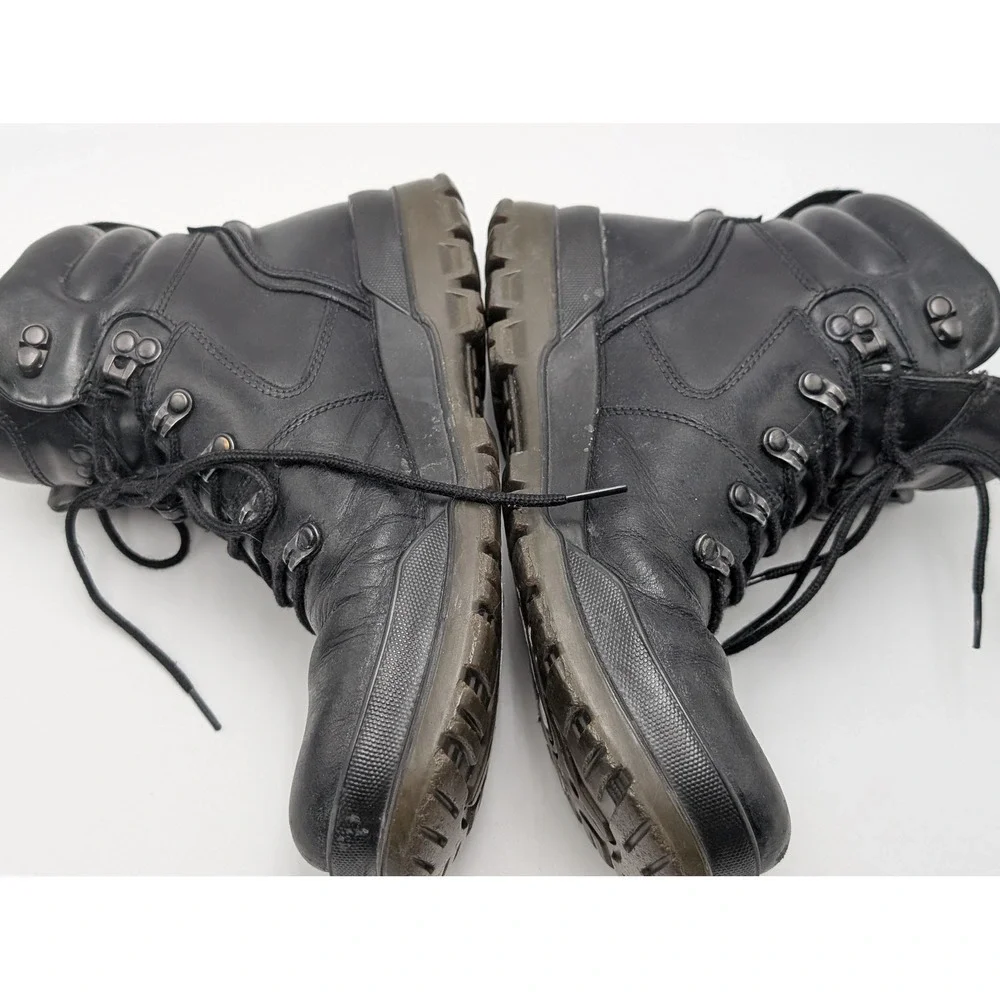 ECCO Hiking Boots Mens 42 Black Gore-Tex Leather Track Waterproof Rugged Outdoor